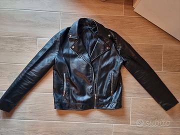 GIACCA CHIODO ECOPELLE 14 ANNI