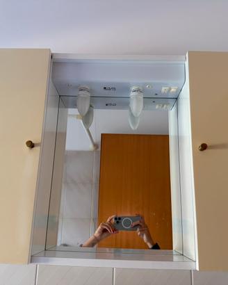 Mobile bagno con specchio e illuminazione 2 ante