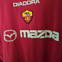 Maglia As Roma diadora 2003 2004 maniche lunghe XL