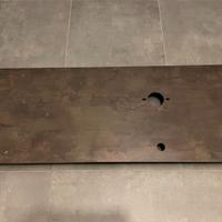 Top HPL per lavabo da appoggio-NUOVO CON DIFETTO