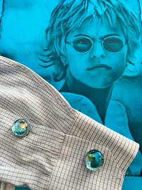 Collezione copribottoni “gocce di vetro soffiato”