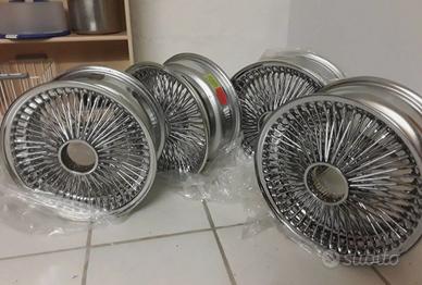 Wire Wheels Chrome 7x15 NUOVI