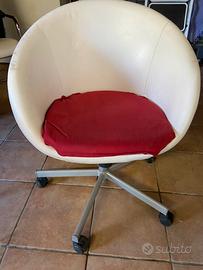 Poltrona in semipelle