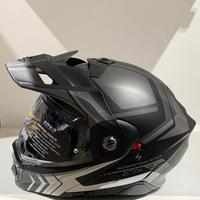 Casco modulare Scorpion ADX 2 LEWIS Nero/Argento