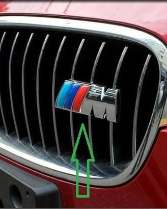 Emblema fregio Bmw Msport griglia anteriore