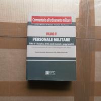Commentario all'ordinamento militare - vol. iv