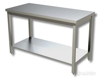 tavolo acciaio inox 150x60x85
