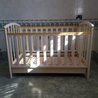 lettino in legno bambino con materasso 