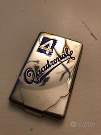 Astuccio porta pastiglie d'epoca Quadronal