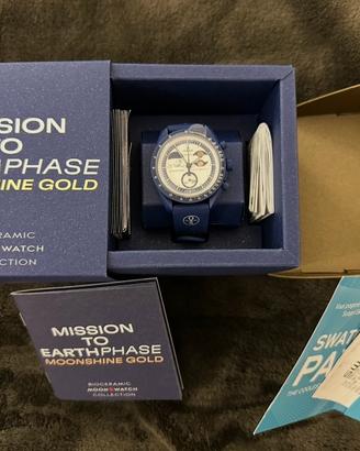 MoonSwatch Earthphase Moonshine Gold- Ed.Settembre