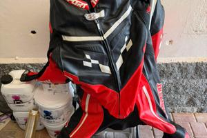 Tuta pelle moto tg 52