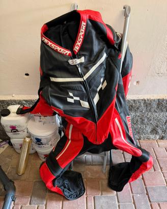 Tuta pelle moto tg 52