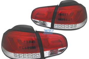 FANALI VOLKSWAGEN VW GOLF 6 08-12 BAR LED ROSSO CR