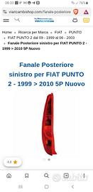Fanali posteriori Punto