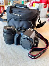Canon EOS 1300D+Obiettivo 18-55 e accessori