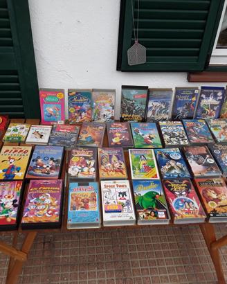 34 VHS cartoni vintage