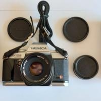 Yashica FX-103 + ML 50mm f/1.9+Winder+Flash