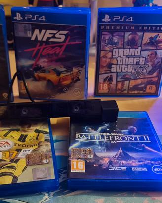 Super Lotto Ps4: 5 giochi + Ps camera V1