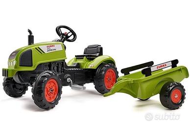 FALK - Trattore e rimorchio a pedali Claas