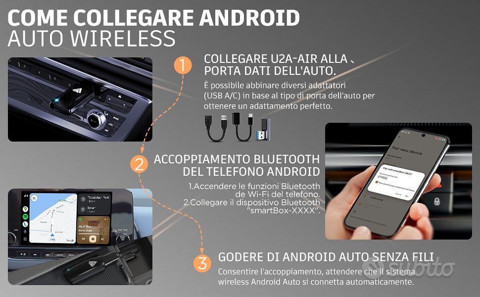 Android auto wireless adattatore dongle - Telefonia In vendita a Perugia