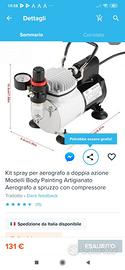 Compressore Aerografo a Doppoa azione
