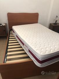 Letto ad una piazza e mezza + supporto e rete