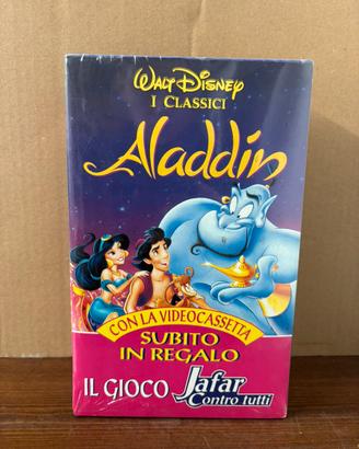 VHS Disney Aladdin con gioco Jafar