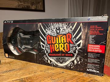 🇮🇹Chitarra Guitar Hero Warriors of Rock completo✅