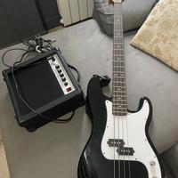 Basso Rocktile con mini amplificatore