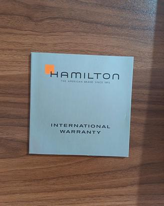 libretto per orologio  automatico Hamilton 