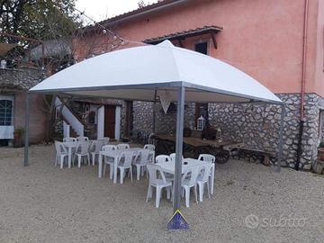 GAZEBO  6X6  NUOVO ZINCATO