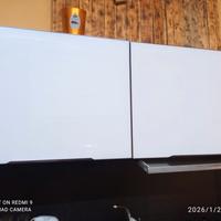 Mobili Cucina Bianchi Minimal con Scolapiatti e Ca