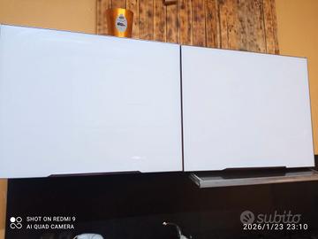 Mobili Cucina Bianchi Minimal con Scolapiatti e Ca