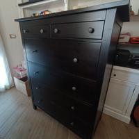 set cassettiera e coppia di comodini Ikea hemnes