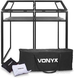 Vonyx DB3 Pro DJ Booth – Postazione DJ pieghevole