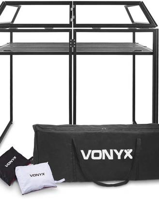 Vonyx DB3 Pro DJ Booth – Postazione DJ pieghevole