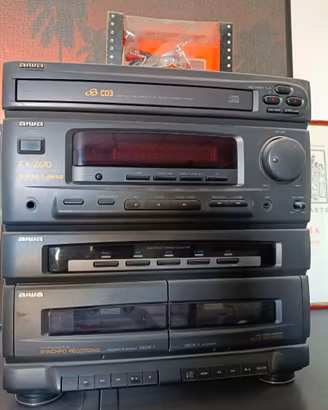 impianto stereo intage AIWA anni 90