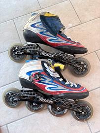 Pattini in linea per pattinaggio roller corsa