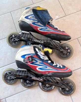 Pattini in linea per pattinaggio roller corsa