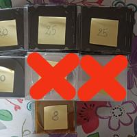 Lotto di custodie CD/DVD