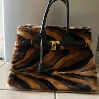 Borsa in vera peliiccia