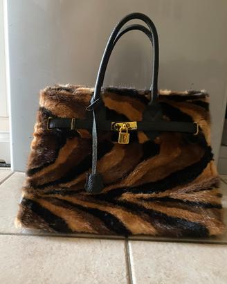 Borsa in vera peliiccia