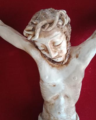 Crocifisso in ceramica fatto a mano (Sardegna)