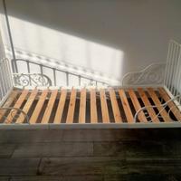 Letto ferro battuto Ikea bianco panna