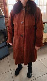 cappotto di renna con pelliccia 