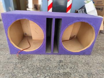 Cassa Multistrato Per Doppio Subwoofer 38 Doppio B