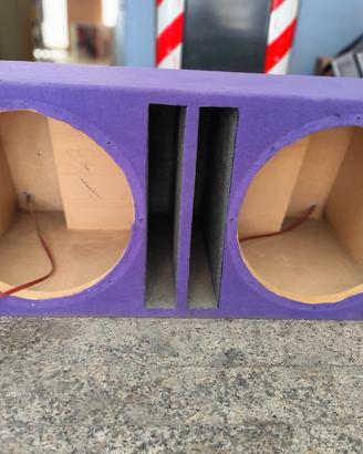 Cassa Multistrato Per Doppio Subwoofer 38 Doppio B
