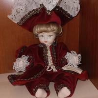 Bambola porcellana Capodimonte anni 80