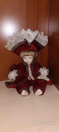 Bambola porcellana Capodimonte anni 80