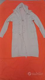  Cardigan panna lungo